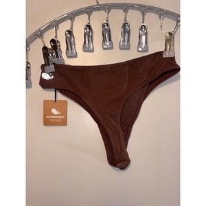 Astroremiges Serenity Curve Thong Nebula Chestnut Brown High Waist Small NWT
